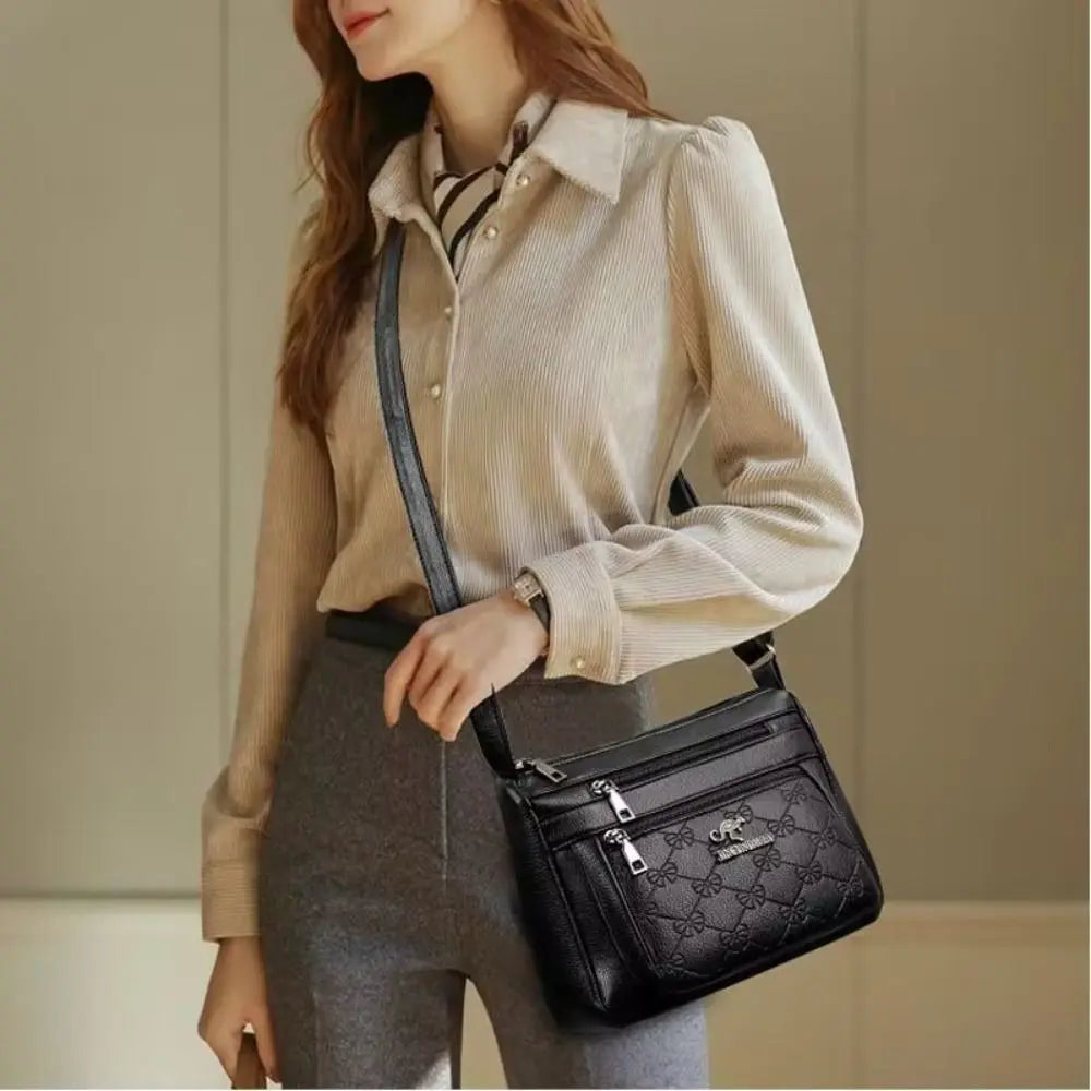 Bolsa de ombro capacidade múltipla, casual