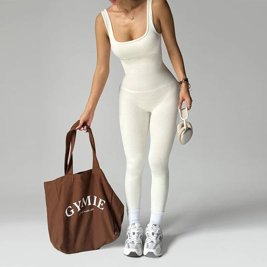 Macacão fitness sem costura, bodysuit slim, alta elasticidade
